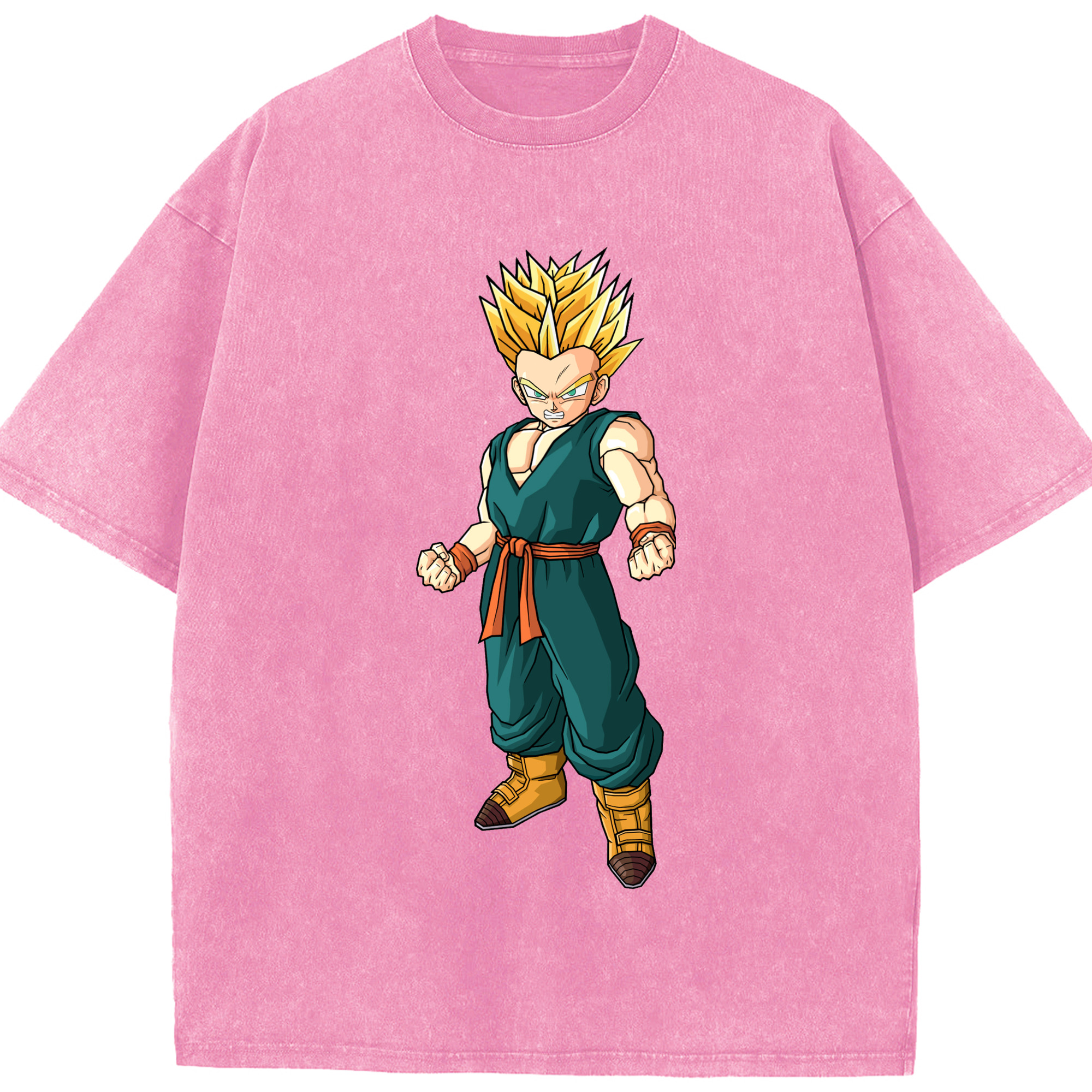 （画像用） ドラゴンボール DRAGON BALL 綿100% ヴィンテージ風 半袖Tシャツ（フロントプリント）